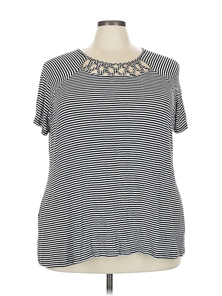 Pre-owned Avenue Short Sleeve T-shirt In Silver