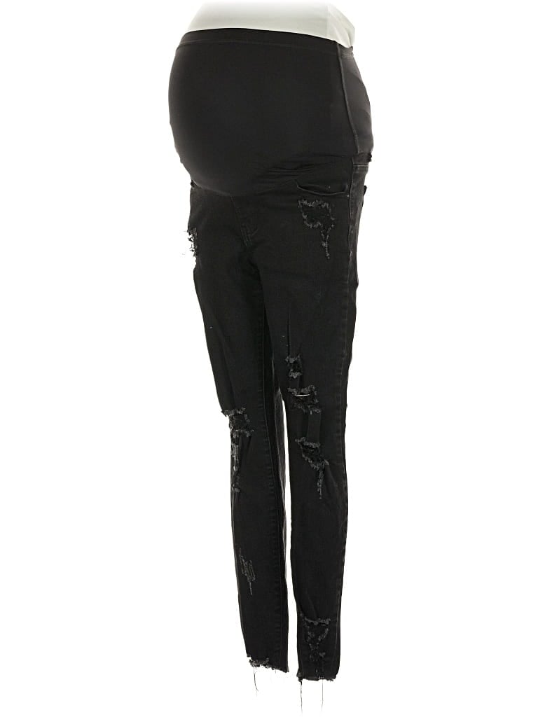 Pre-owned Pink Blush Jeggings In Black