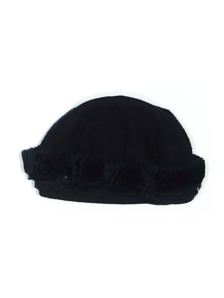 Pre-owned Unbranded Beanie Hat In Black