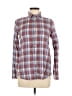 J.Crew Plaid Burgundy Purple Long Sleeve Button-Down Shirt Size 2 - photo 1
