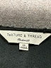 TeXTURE & THREAD Madewell Black 3/4 Sleeve Blouse Size XS - photo 7