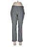 Doncaster Collection Stripes Gray Casual Pants Size 10 - photo 1