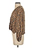 Greylin 100% Rayon Brown 3/4 Sleeve Blouse Size XS - photo 5