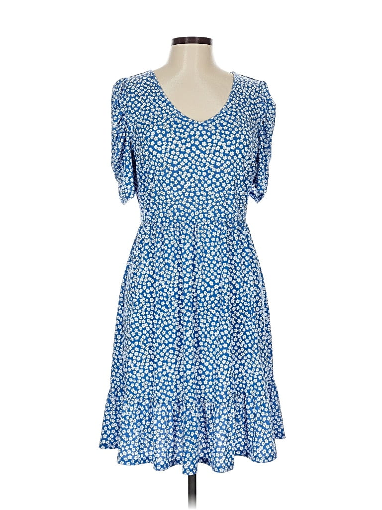 Pre-owned Kaileigh Casual Dress In Blue