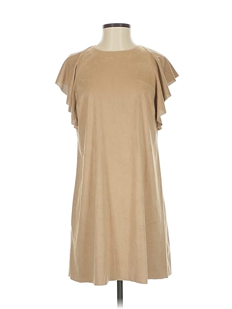 Pre-owned Mng Suit Casual Dress In Brown