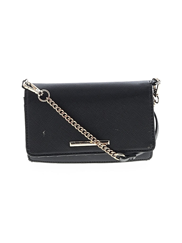 Pre-owned Aldo Leather Crossbody Bag In Black
