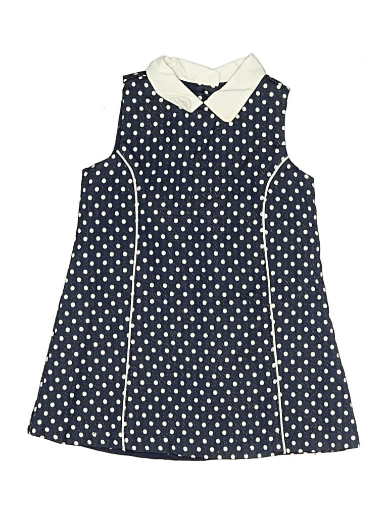 Pre-owned Janie And Jack Kids' Dress In Blue
