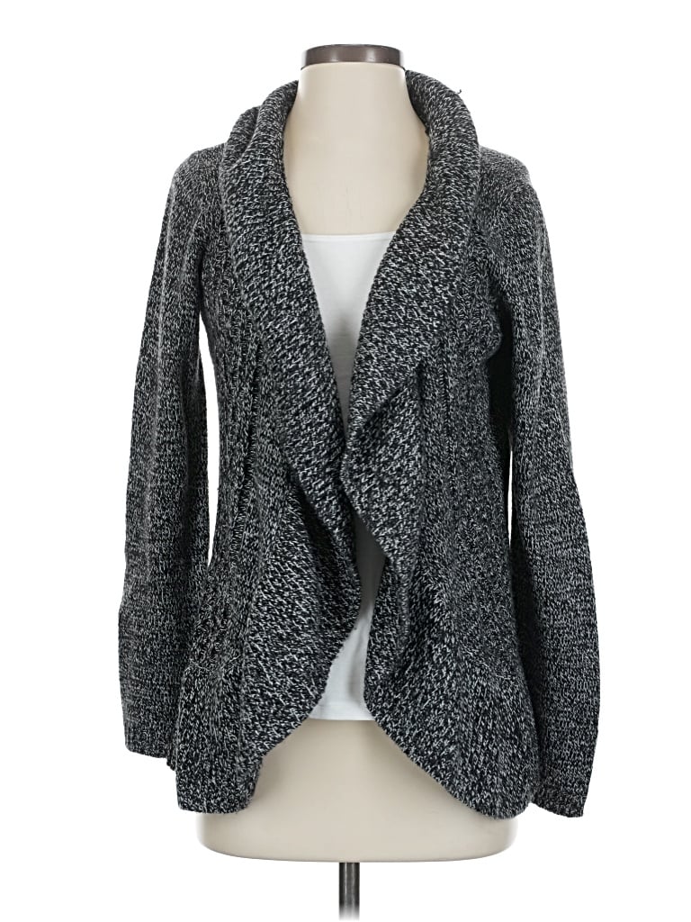 Pre-owned Karen Scott Cardigan Sweater In Gray