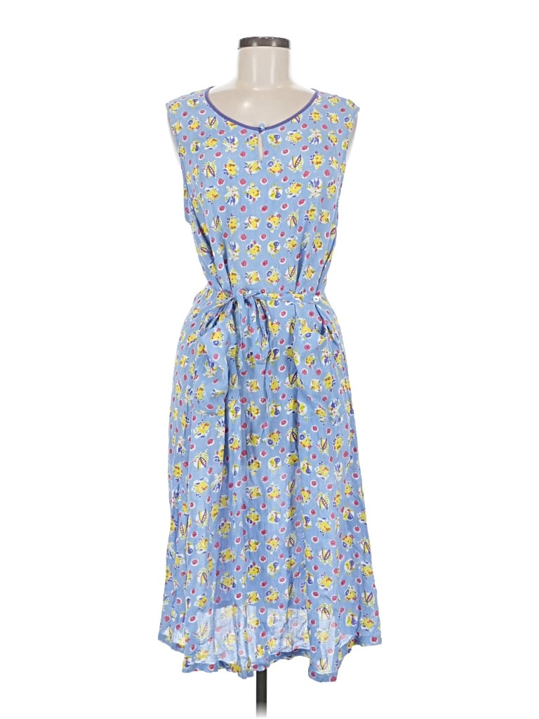 Pre-owned April Cornell Casual Dress In Blue