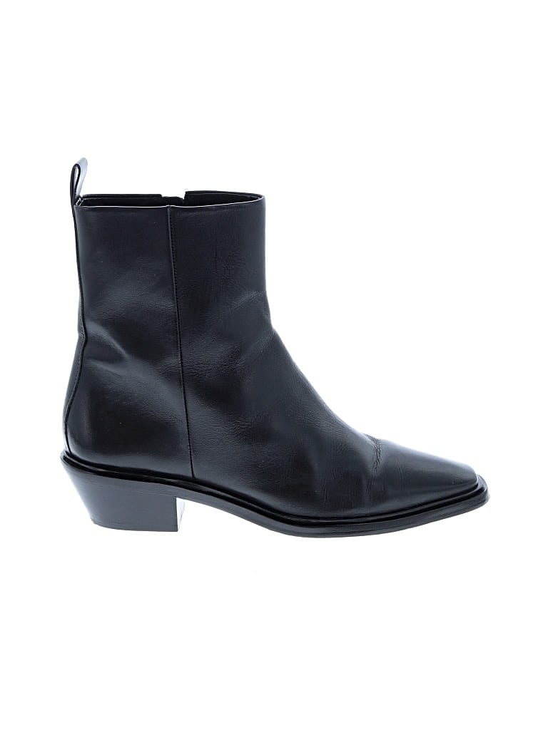 Pre-owned Everlane Ankle Boots In Black