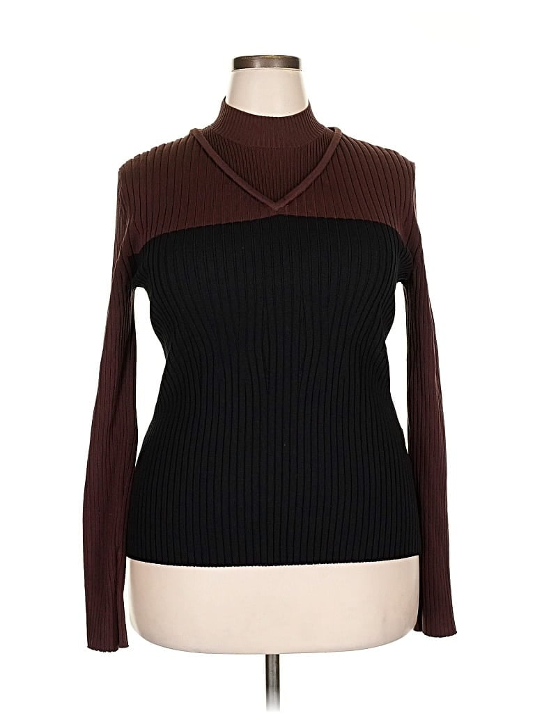 Pre-owned Marina Moscone Sweater Vest In Brown