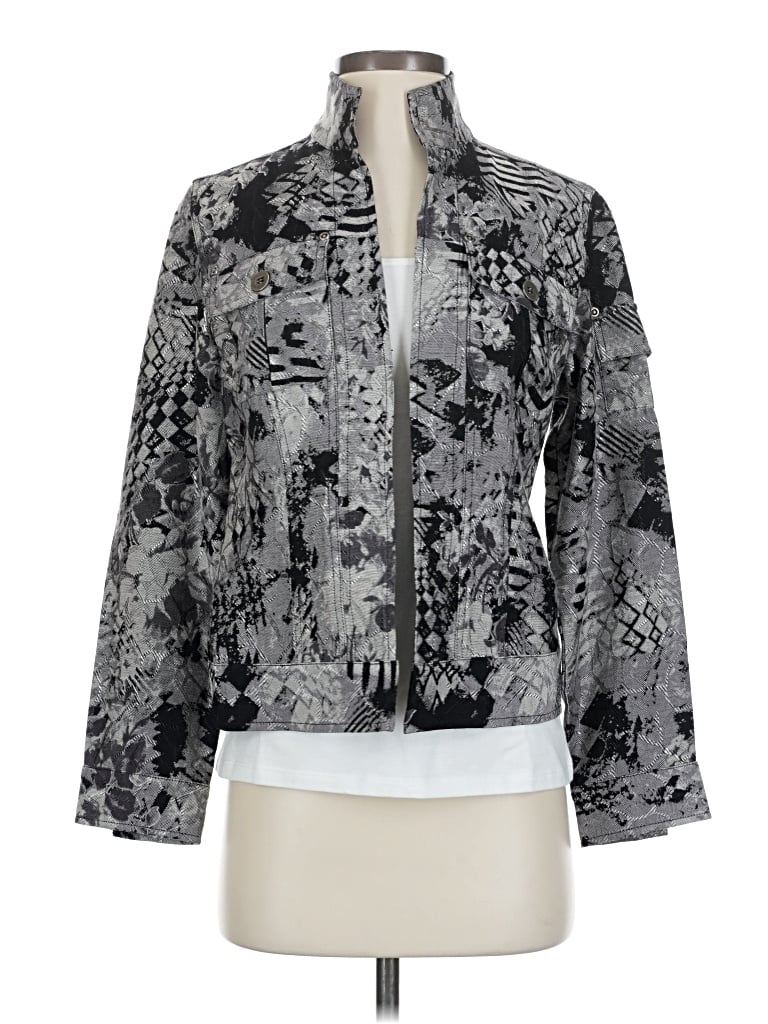 Pre-owned Chico's Jacket In Gray