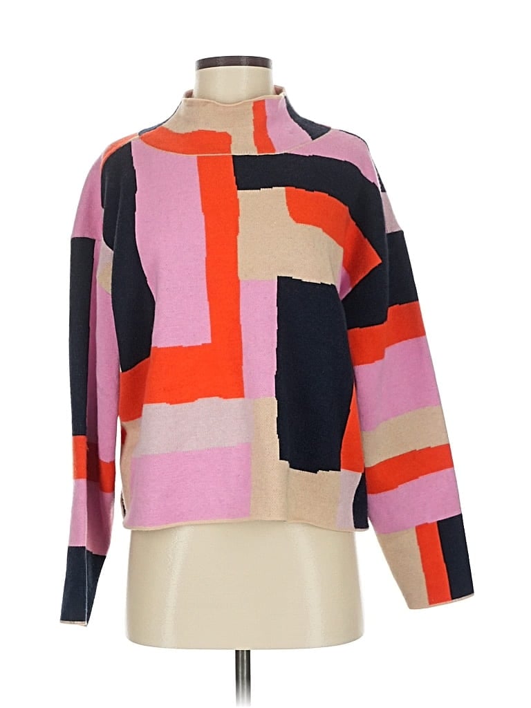 Pre-owned Maeve By Anthropologie Turtleneck Sweater In Pink