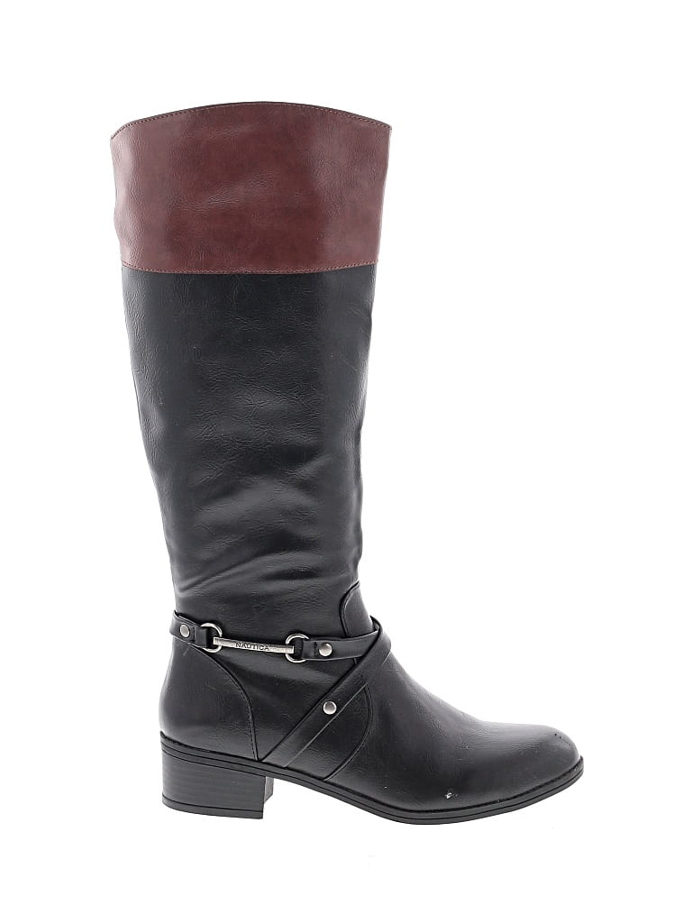 Pre-owned Nautica Boots In Black