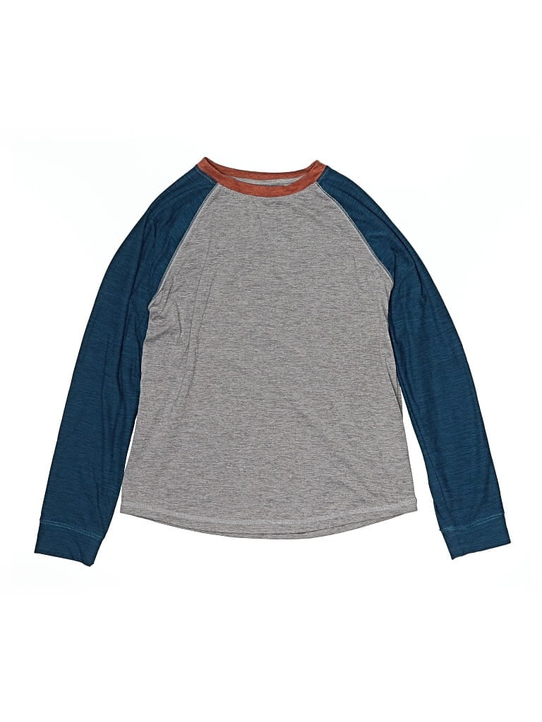 Pre-owned Rumi + Ryder Kids' Long Sleeve T-shirt In Gray