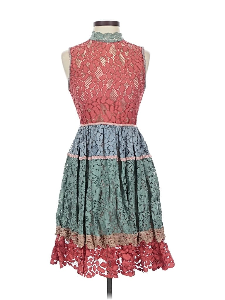 Pre-owned Alexis Cocktail Dress In Blue