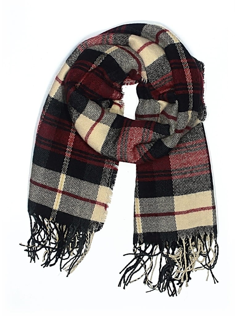 Pre-owned Unbranded Scarf In Burgundy