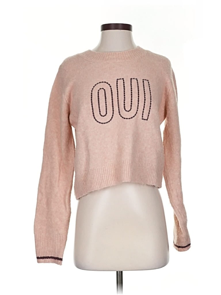 Pre-owned Z Supply Pullover Sweater In Pink