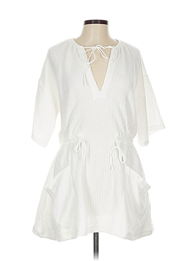 Pre-owned Sabo Casual Dress In White