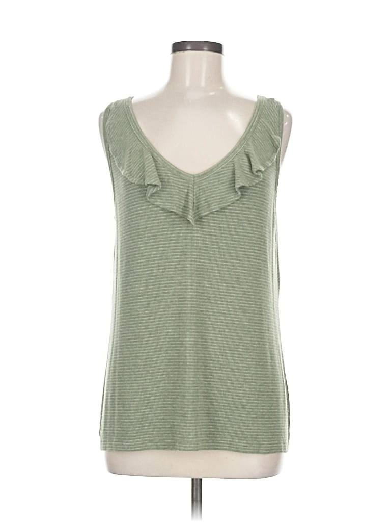 Pre-owned Cabi Sleeveless T-shirt In Green