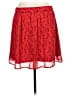 Old Navy 100% Polyester Paisley Red Casual Skirt Size M - photo 2
