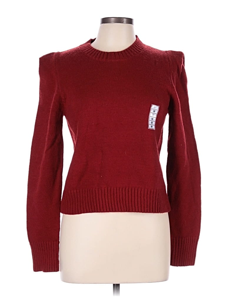 Compañía Fantástica Pullover Sweater In Burgundy