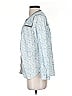 J.Crew 100% Cotton Blue 3/4 Sleeve Blouse Size 2 - photo 5