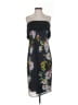 Bariano 100% Polyester Floral Black Cocktail Dress Size M - photo 1