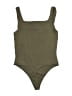 Babaton Solid Green One Piece Swimsuit Size M - photo 2