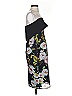 Bariano 100% Polyester Floral Black Cocktail Dress Size M - photo 4