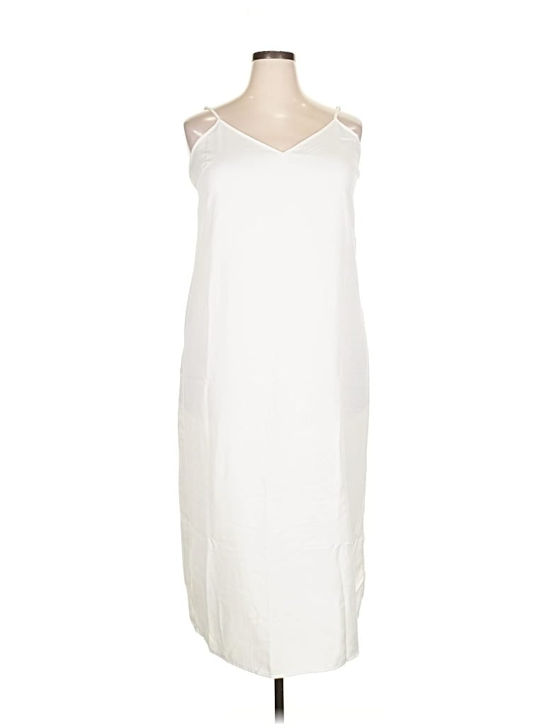 Pre-owned A New Day Casual Dress In White