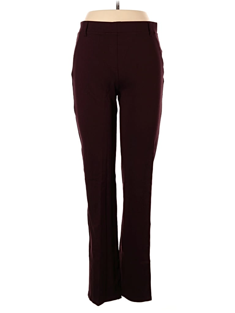 Pre-owned Quince Active Pants In Burgundy
