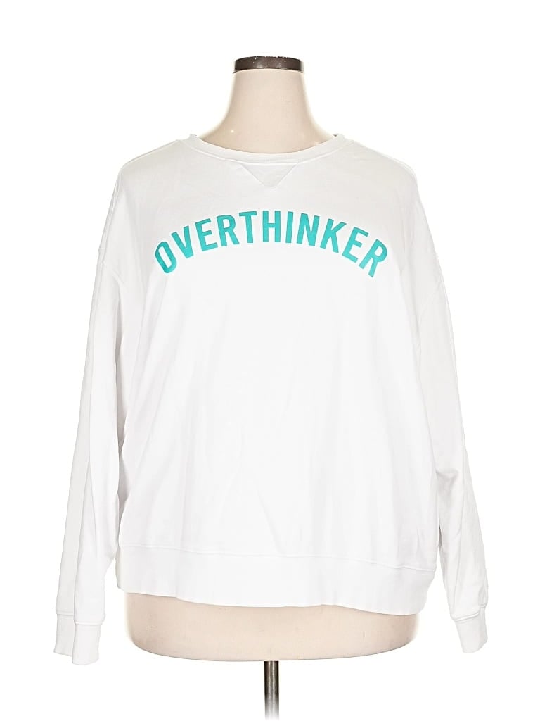 Pre-owned Wildfox Sweatshirt In White