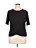 Marled Black Short Sleeve T-Shirt Size XL - photo 1