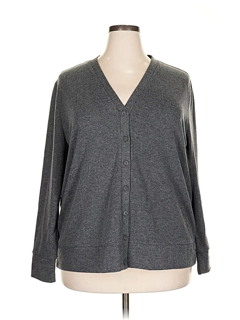Pre-owned 32 Degrees Cardigan Sweater In Gray
