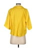 Zara Yellow Short Sleeve Blouse Size XS - photo 2