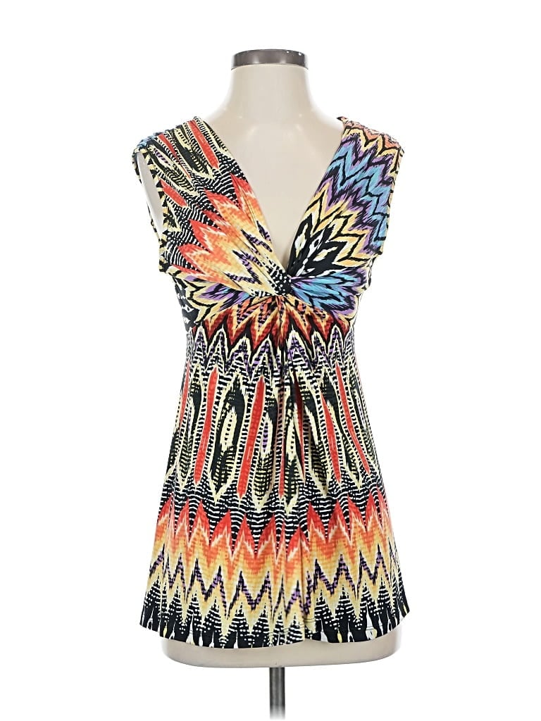 Pre-owned Boston Proper Sleeveless Blouse In Yellow