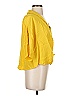 Zara Yellow Short Sleeve Blouse Size XS - photo 4