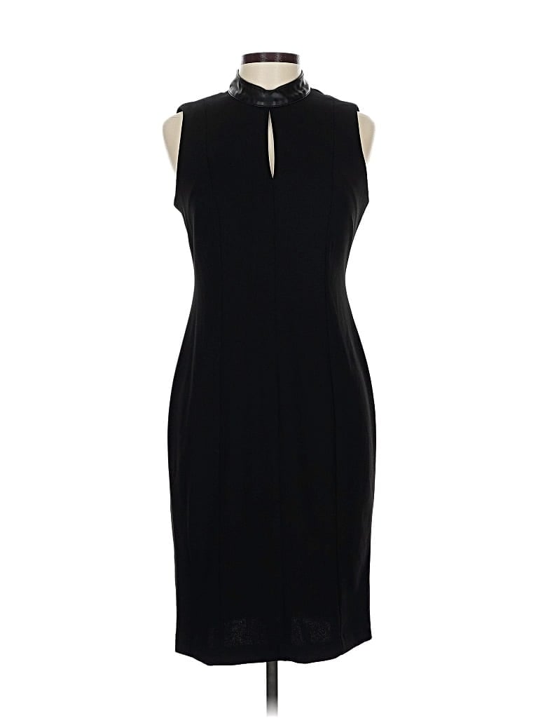 Pre-owned Calvin Klein Cocktail Dress In Black