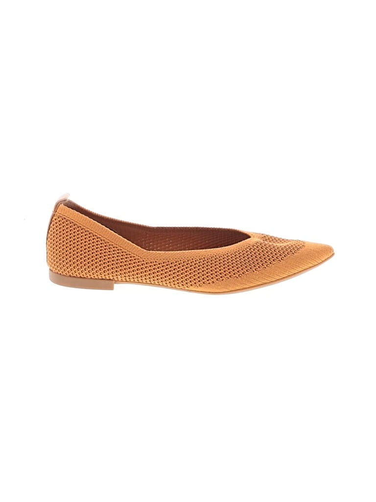 Pre-owned Everlane Flats In Orange