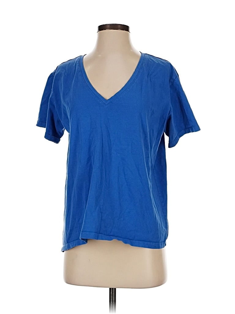 Pre-owned Assorted Brands Short Sleeve T-shirt In Blue
