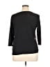 DKNY 100% Polyester Purple 3/4 Sleeve Top Size XL - photo 2