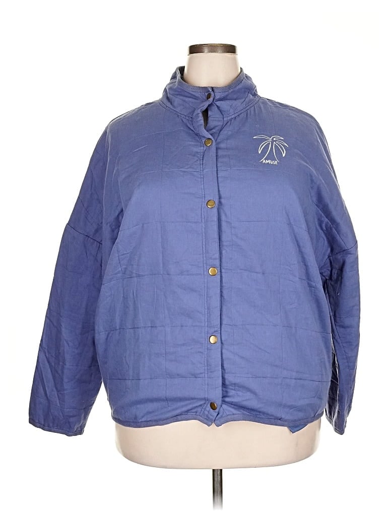 Pre-owned Amuse Society Jacket In Blue