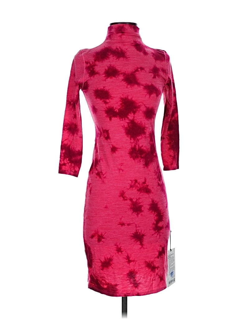 Pre-owned Lululemon Lab Wool Dress In Burgundy