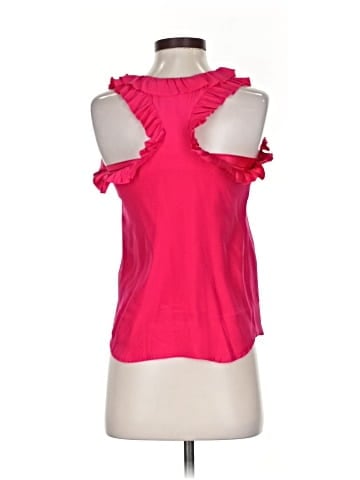 Britt Ryan Sleeveless Silk Top (view 2)