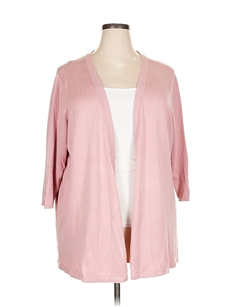 Pre-owned Lety & Me Cardigan Sweater In Pink