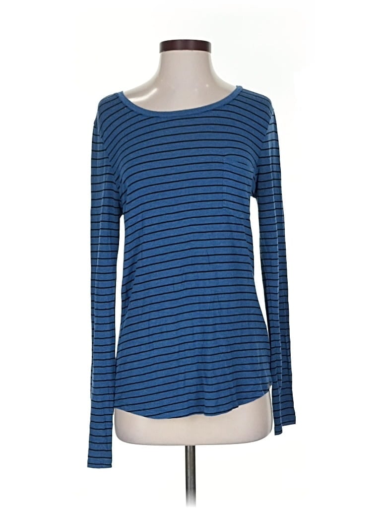Pre-owned Prana Long Sleeve T-shirt In Blue
