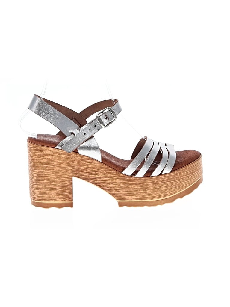 Pre-owned Musse & Cloud Sandals In Silver