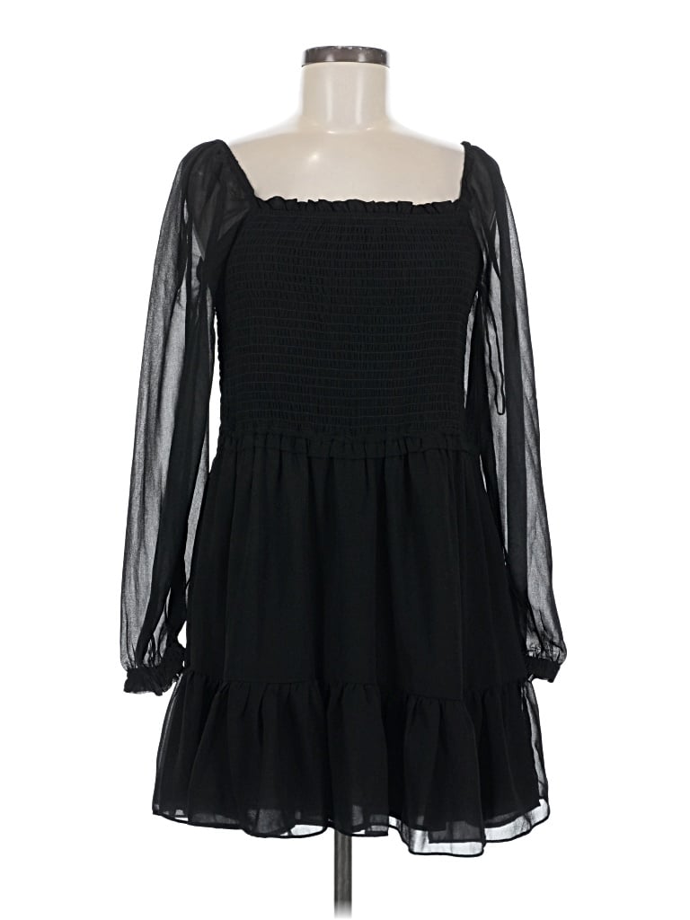 Pre-owned 1.state Cocktail Dress In Black