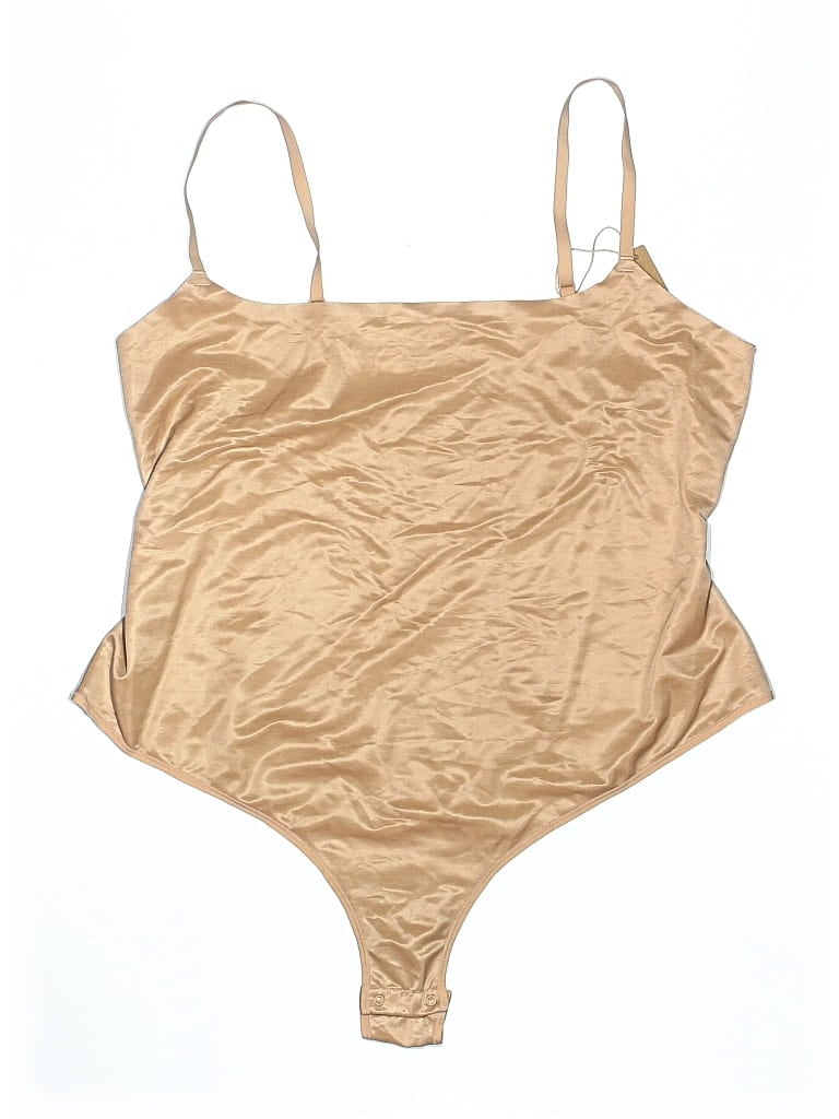 Pre-owned Skims Bodysuit In Brown